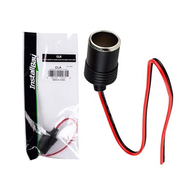 Install Bay Female Cigarette Lighter Plug (retail pkg)