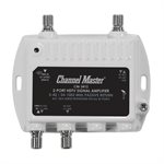 Channel Master 2-Way Dist Amp 11.5dB 50-1000MHz w / ReturnPat