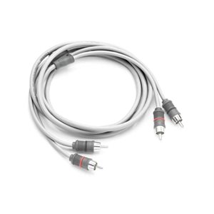 Clarion Marine 2-ch Twisted-Pair Marine Audio Interconnect w /  Molded Connec