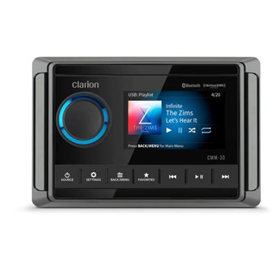 Clarion Marine Source Unit with 3" Color LCD Display