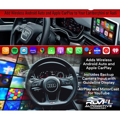 RDV Wireless Carplay / Android Auto for Select Audi