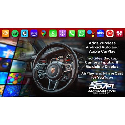 RDV Wireless Carplay / Android Auto for select Porsche