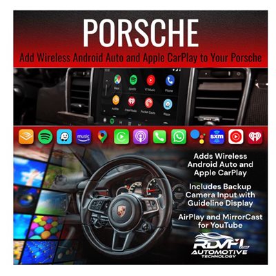 RDV Wireless Carplay / Android Auto for select Porsche