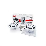 JVC 6.5" Marine 2-Way Coaxial 4-Ohm 150W Speakers (white) (pair)