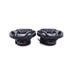 JVC 6.5" Marine 2-Way Coaxial 4-Ohm 260W LED Illumination Speakers (black) (pair)