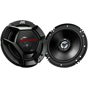 JVC 6.5" DR Series 2-Way Coaxial 4-Ohm 300W Carbon Mica Cone Speakers (pair)