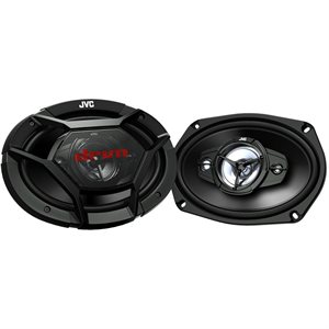 JVC 6"x9” DR Series 4-Way Coaxial 4-Ohm 550W Speakers (pair)