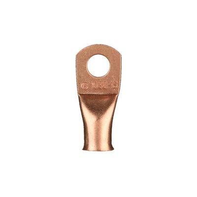 Install Bay 1 / 0 ga 3 / 8" Copper Uninsulated Ring Term (5 pk)