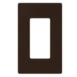 Lutron 1-Gang Claro Wall Plate (brown)