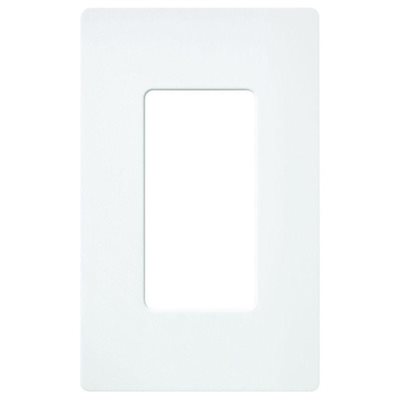 Lutron 1-Gang Wall Plate (white)