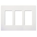 Lutron 3-Gang Wall Plate (white)