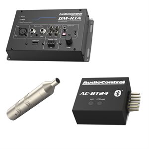 AudioControl Signal Analyzer Kit, Case, DM-RTA, AC-BT24, CM-10, XLR Cable, USB A to A, Power Supply