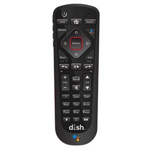 DISH 54.X Remote Control w / Google Assist Button Reman