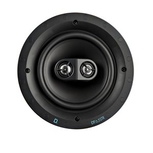 Def Tech Round in-ceiling STEREO speaker, 1-6.5” bass / mid, 2