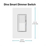 Lutron Caseta Diva Smart Dimmer Starter Kit