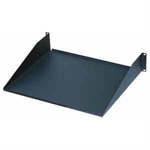 Quest 2U 19"W x 15"D Fixed Single-Sided Non-Vented Shelf