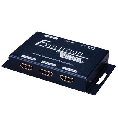 Vanco HDMI 1x4 4K Splitter 4K / 60Hz HDR HDCP2.2 w /  Scaling