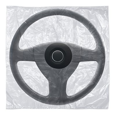 Slip-N-Grip Steering Wheel Cover - Bag Style w / hole, 500 per box