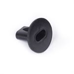 ASKA Dual RG6 Feed-Thru Bushings (black, 100 pk)