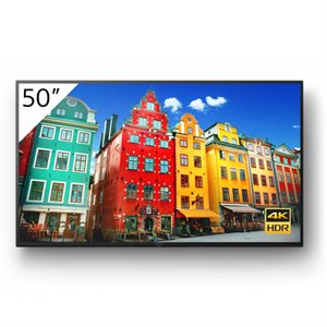 Sony Pro 50" 4K LED TV w /  3yr warranty