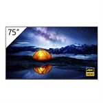 Sony Pro 75" 4K LED TV w /  3yr warranty