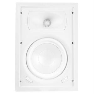 TruAudio Ghost 8" Poly in-wall Woofer Speaker (white, single)