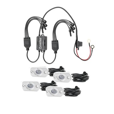 Heise Marine RGB LED Accent Light Kit, 4pk