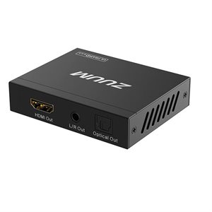 ZUUM 4K UHD HDR 18Gbps HDMI Audio Extractor