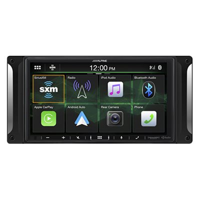 Alpine 7" Shallow Chassis Multimedia Receiver w / Powerstack for Jeep Wrangler 2007-Up