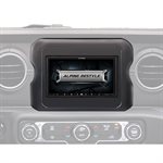 Alpine 7" Shallow Chassis Multimedia Receiver w / Powerstack for Jeep Wrangler 2018-Up 2020-Up Gladiat