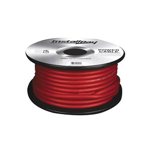 Install Bay 4 ga Power Cable 125' Spool (red)