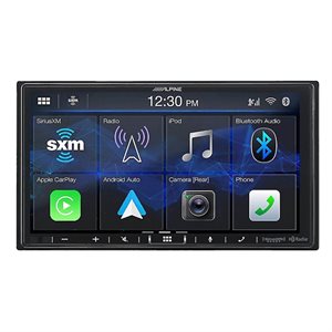 Alpine 7" Double-DIN Digital Media Receiver with CP / AA (iLX-407 + CP / AA-MIRROR-S)