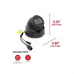 IC Realtime 8MP IP Indoor / Outdoor Small Size Varifocal Eyebal(black)