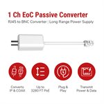 IC Realtime Ethernet Over COAX Passive Converters (pair)