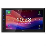 JVC 6.8” WSVGA 1DIN Short DMR, Wireless CP / AA, USB Mirroring, 1Cam