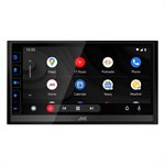 JVC 6.8” DDIN Wireless Carplay  HD w /  Bluetooth Capacitive Touch Short Body Digital Media Receiver