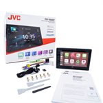 JVC 6.8" DDIN CD / DVD Wired CarPlay / Android Auto