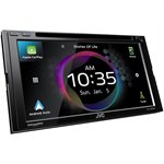 JVC 6.8" DDIN CD / DVD w / Wireless Apple CarPlay  /  Android Auto