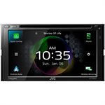 JVC 6.8" DDIN CD / DVD w / Wireless Apple CarPlay  /  Android Auto