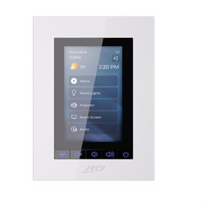 RTI 4.0" Color Advanced In-wall Universal System Controller