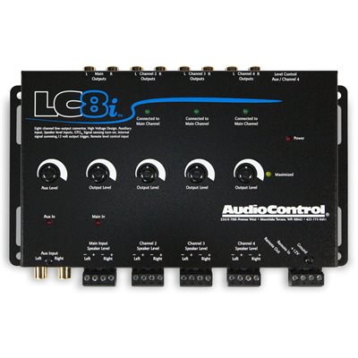 AudioControl 8 Ch Line Output Converter w / Aux Input