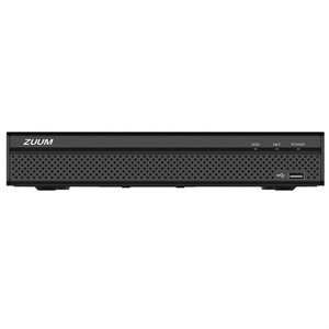 ZUUM 8 Channel Compact 1U NVR with 4K and 4 TB HD