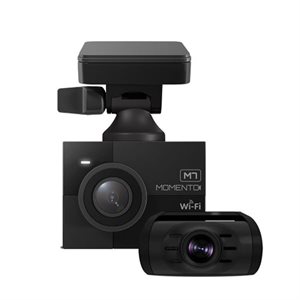 Momento M7 Smart Dash Cam  QHD1440p Front Camera / 1080p Rear Camera, 64GB Memory Card, WiFi
