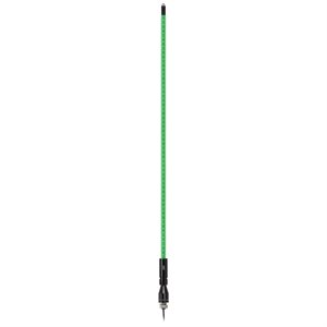 Metra Single Color LED Whip Antenna 4ft - Green