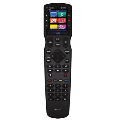 URC IR / RF Hard Button Remote Control with Color LCD