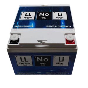 Limitless Lithium NoLi Sodium-ION 30AH, 5000-8000W, 8V-16V