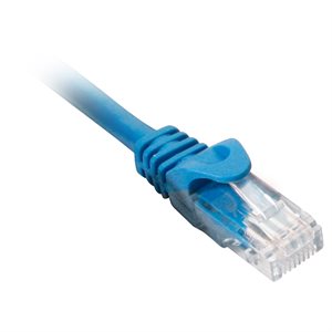 Quest 6" Cat 6 Patch Cable Booted (blue)