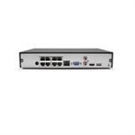 IC Realtime 8 Channel 1u NVR Integrated 8 Port POE Switch w / 