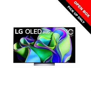 LG 55” 4K OLED C3 Evo Smart WebOS 23 TV |120Hz, HDR (open box pick-up)