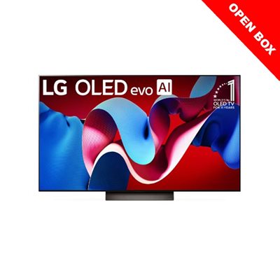 LG 55” 4K OLED evo C4 Smart TV 120Hz, HDR (open box)